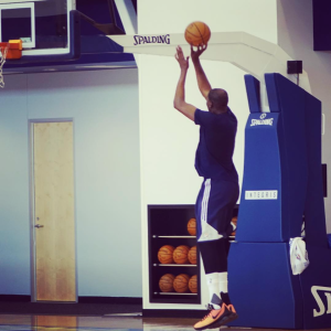 Kevin Durant in action. Photo courtesy of the Oklahoma City Thunder Instagram Account (@okcthunder)
